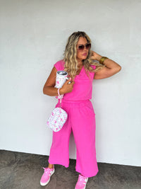 LAURA CROP PANT SET