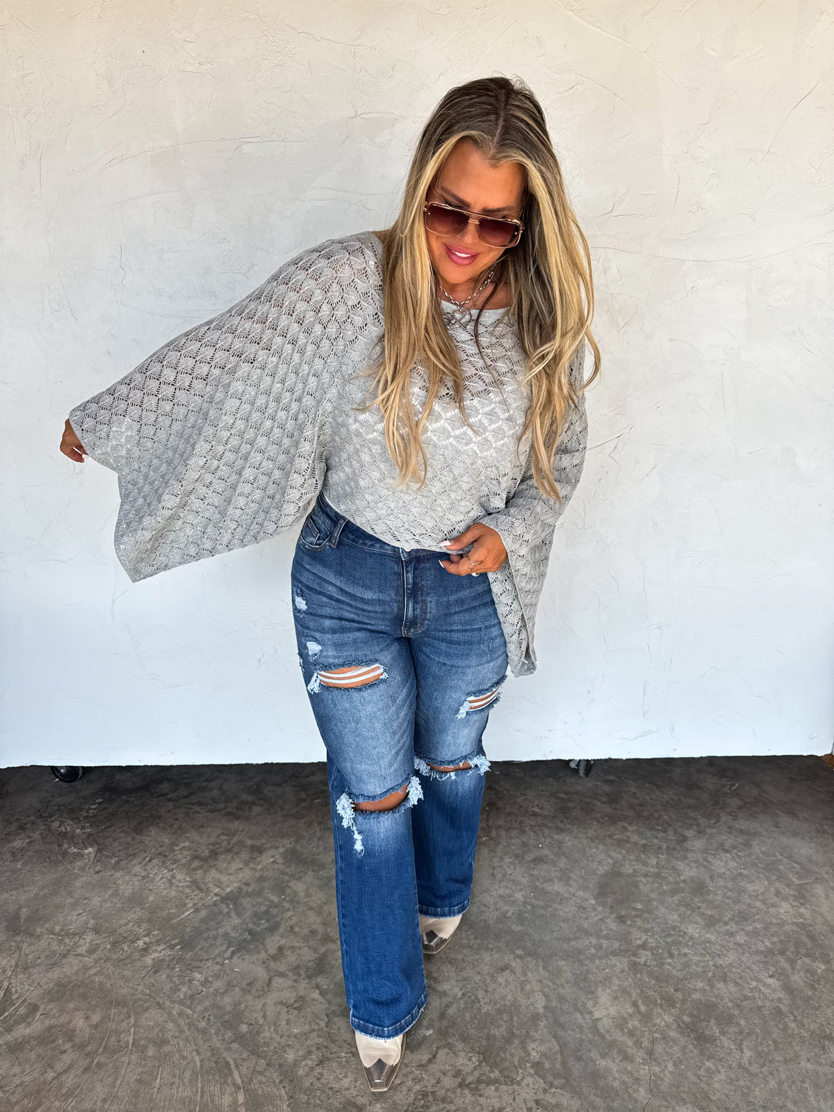 WINTER FREE SPIRIT BELL SLEEVE TOP