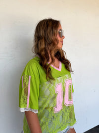 BLEACHER BABE LACE JERSEY