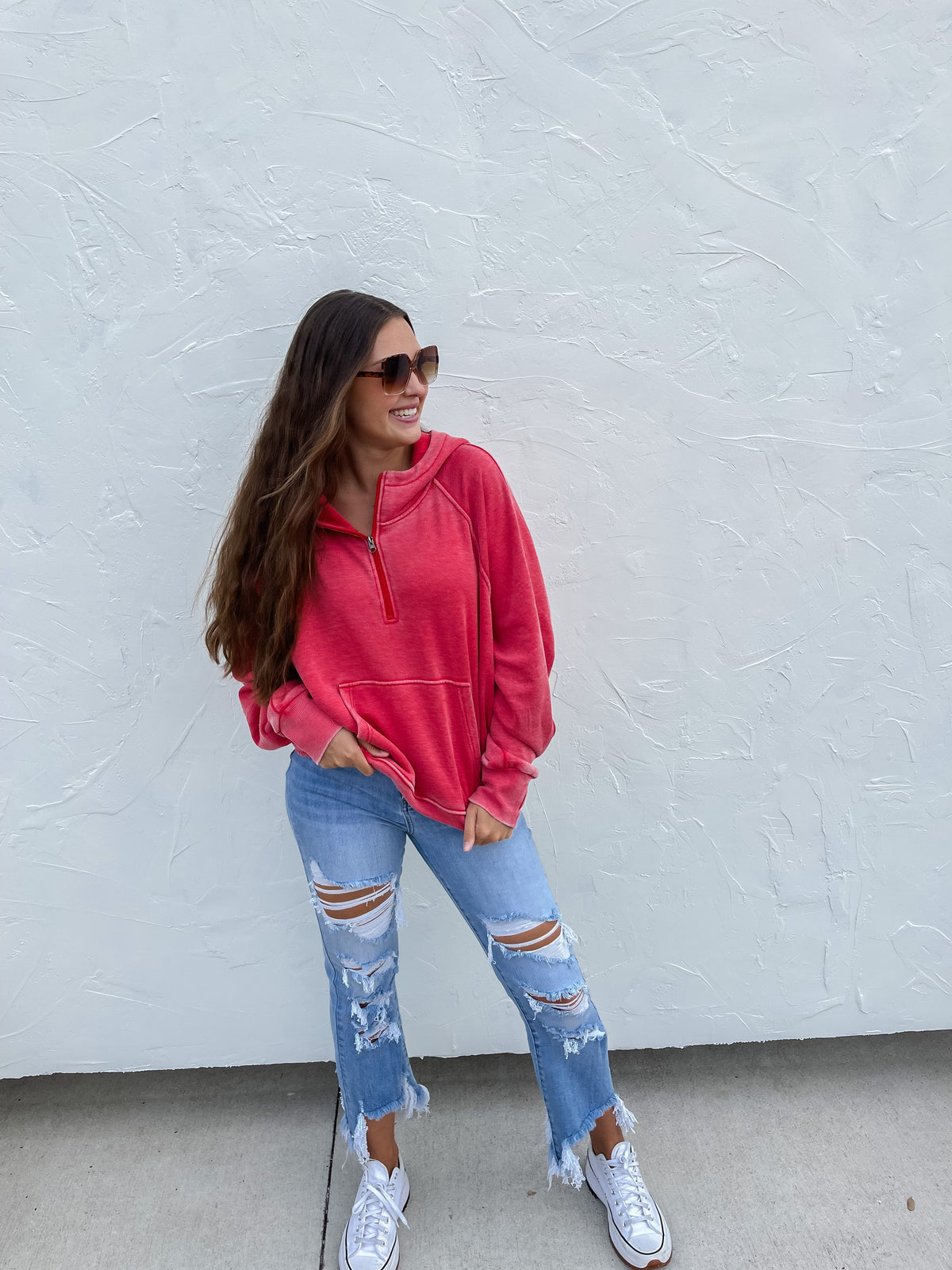EASY DOES IT ZIP UP PULLOVER