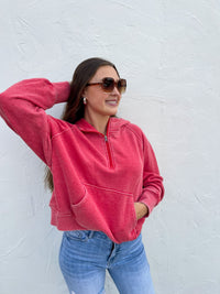 EASY DOES IT ZIP UP PULLOVER