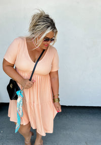 SUMMER COLORS STORMI RIBBED DRESS