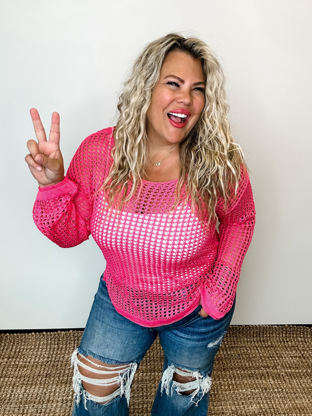 PARADISE DREAMS KNIT TOP