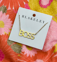 SCRIPT NECKLACES