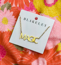 SCRIPT NECKLACES
