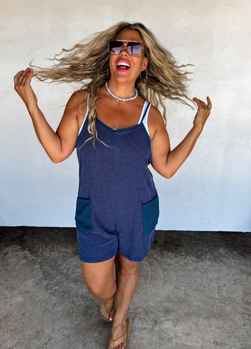 KINSEY RIBBED ROMPER