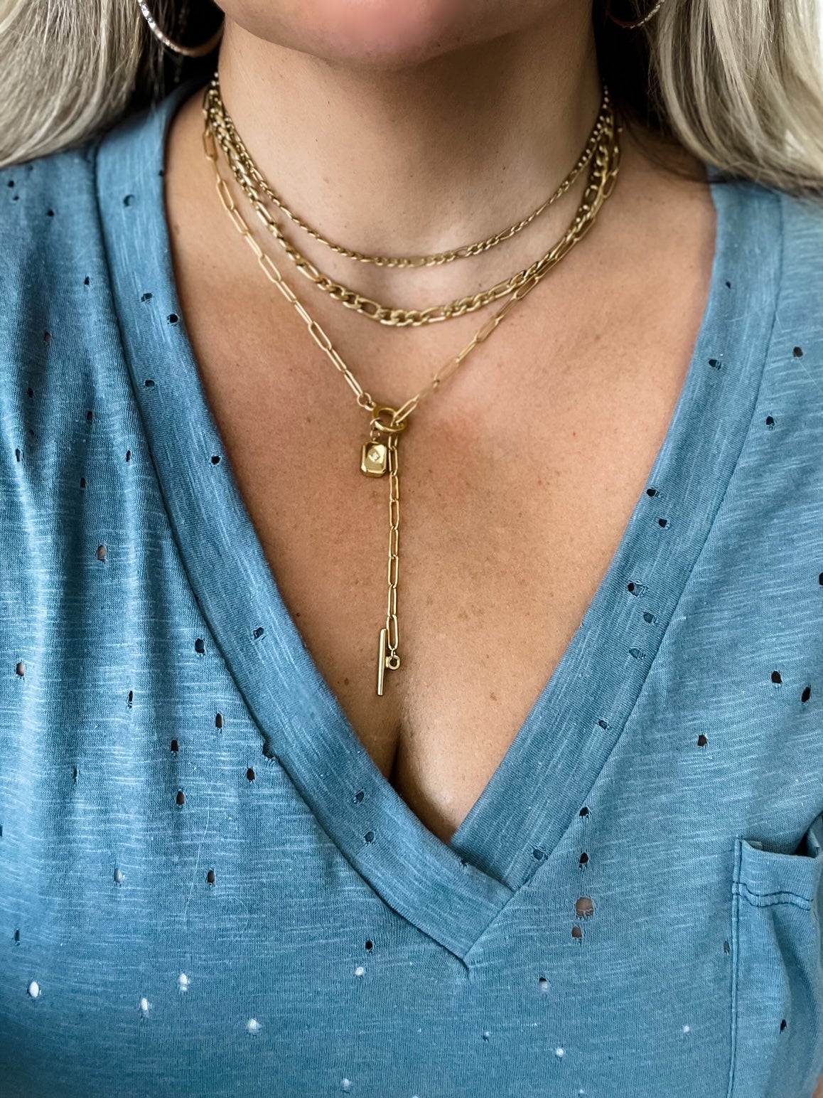 MAKE A WISH PENDANT CHAIN NECKLACE