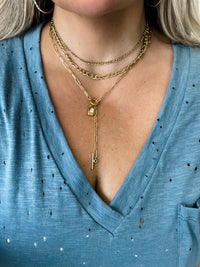 MAKE A WISH PENDANT CHAIN NECKLACE