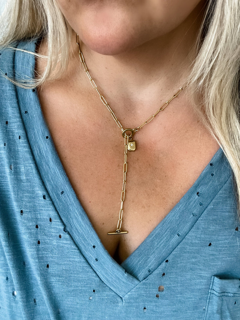 MAKE A WISH PENDANT CHAIN NECKLACE