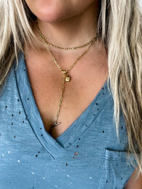 MAKE A WISH PENDANT CHAIN NECKLACE