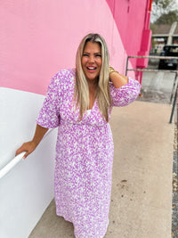 ONE OF A KIND LOVE FLORAL DRESS