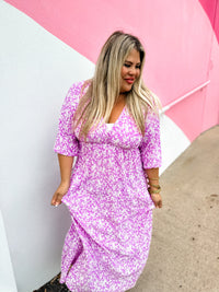 ONE OF A KIND LOVE FLORAL DRESS