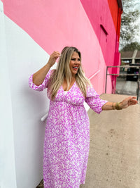 ONE OF A KIND LOVE FLORAL DRESS
